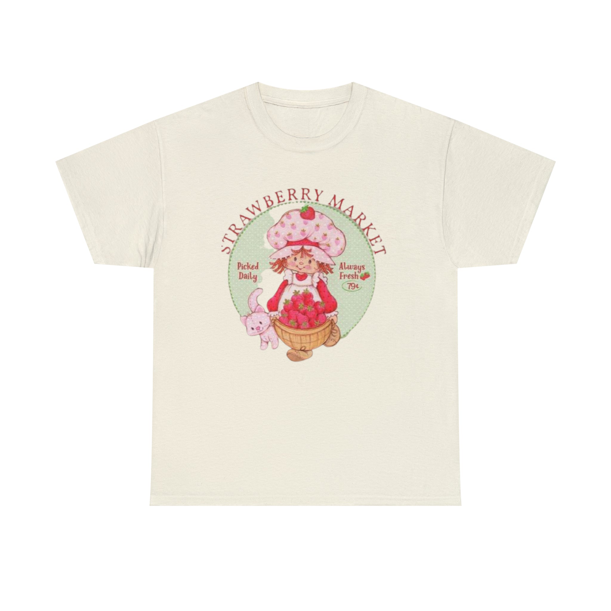 Strawberry Shortcake-  Unisex Heavy Cotton T-Shirt - Creations by Chris and Carlos